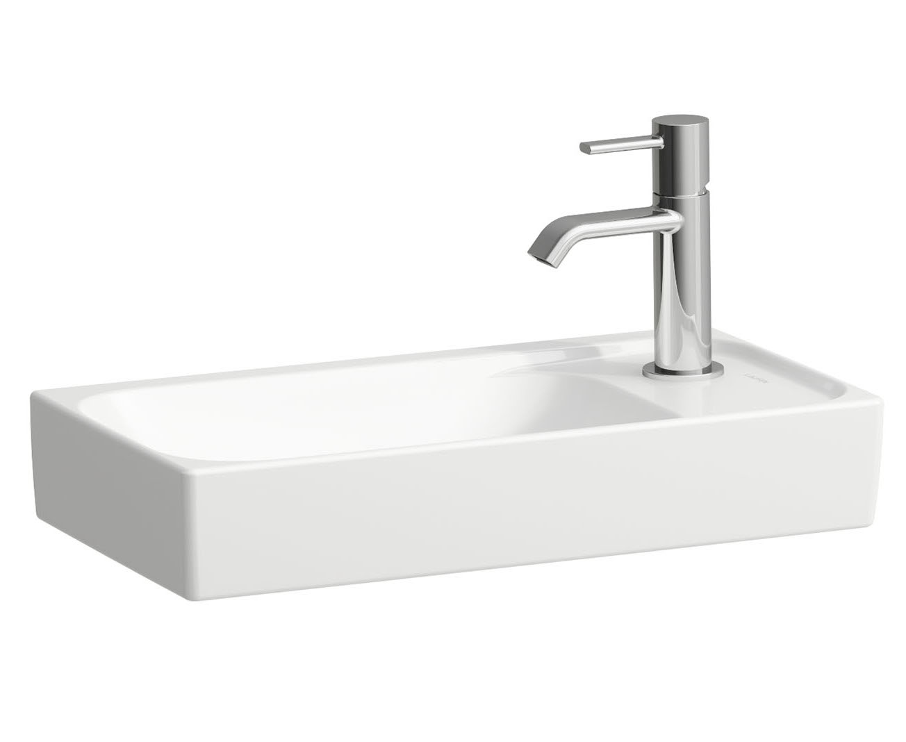 Laufen Meda lavabo 46x23.5 cm rectangulaire classique-de meuble blanc mat H8151137571141
