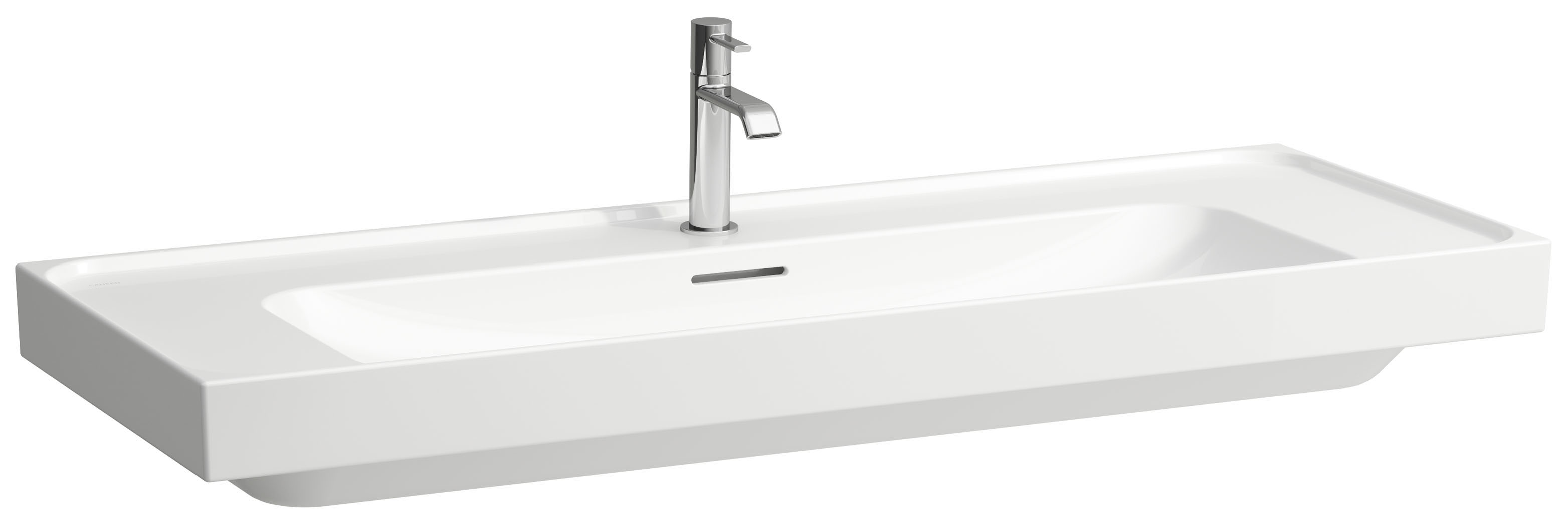 Laufen Meda lavabo 120x46 cm rectangulaire classique-de meuble blanc brillant H8141114001071
