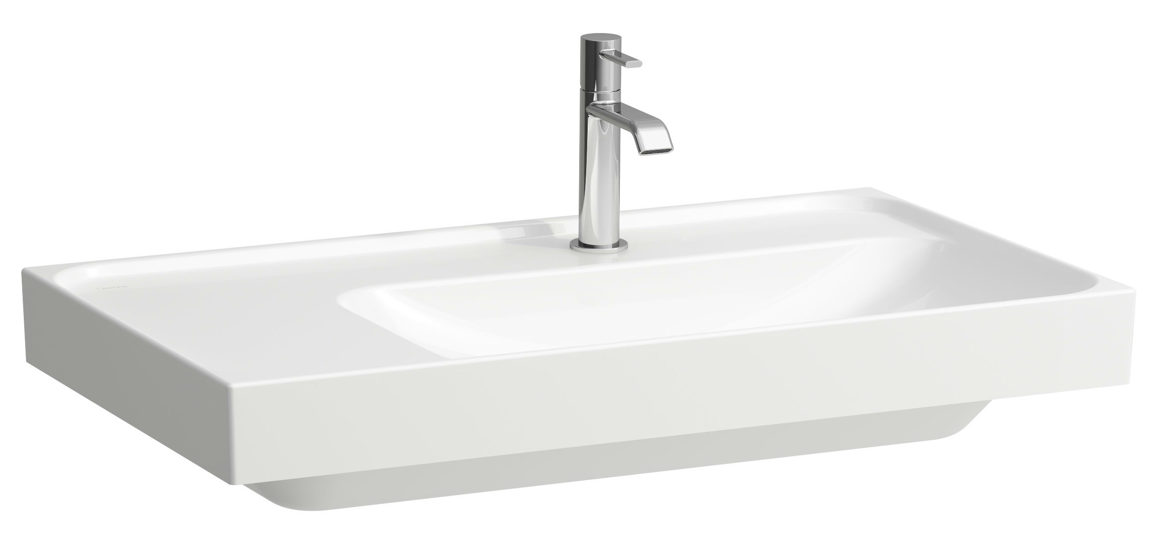 Laufen Meda lavabo 80x46 cm rectangulaire classique-de meuble blanc brillant H8171154001091