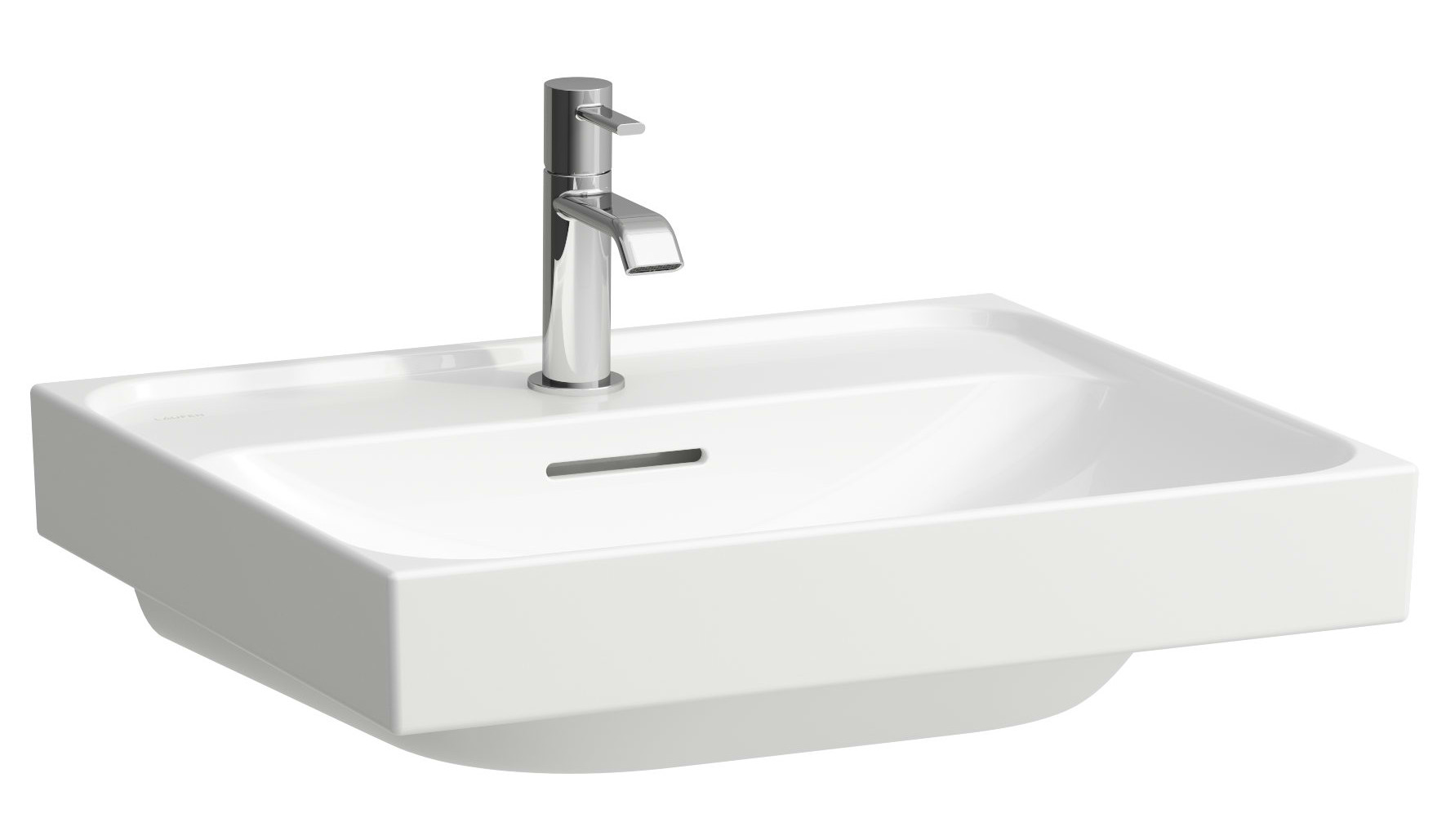 Laufen Meda lavabo 55x46 cm rectangulaire classique blanc brillant H8161124001091
