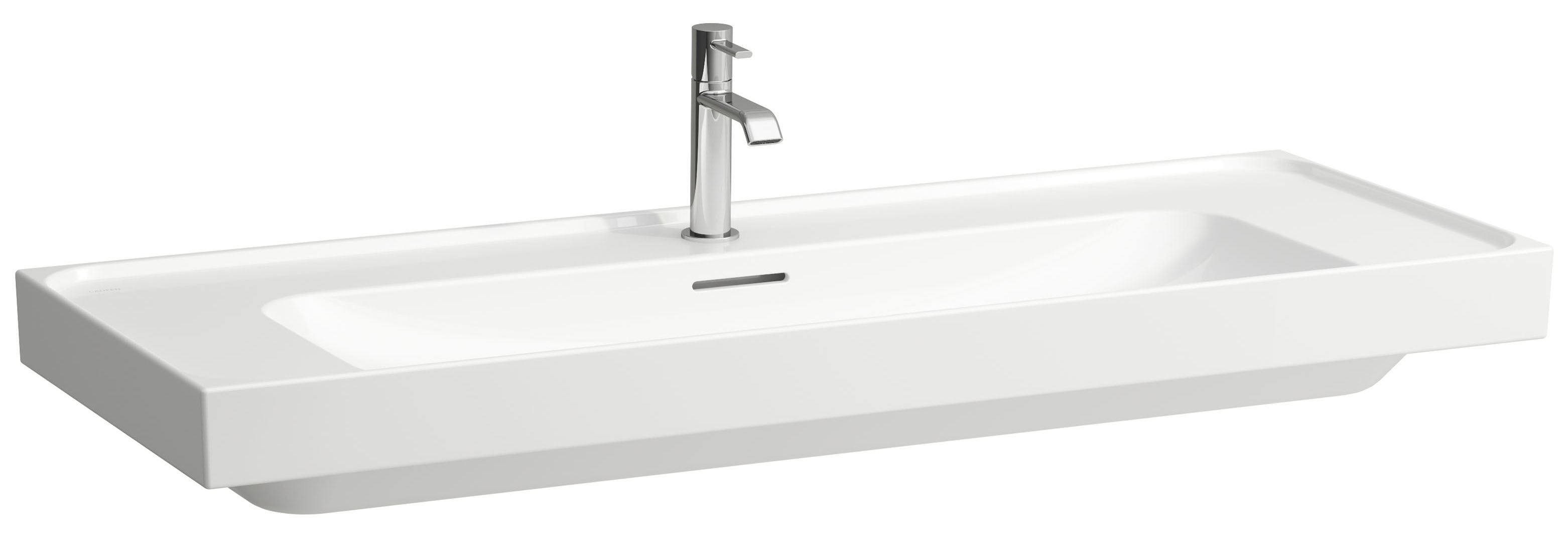 Laufen Meda lavabo 120x46 cm rectangulaire classique-de meuble blanc brillant H8141110001041