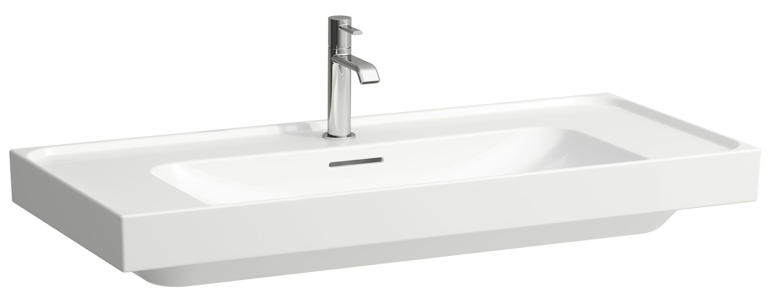 Laufen Meda lavabo 100x46 cm rectangulaire classique blanc brillant H8161190001091