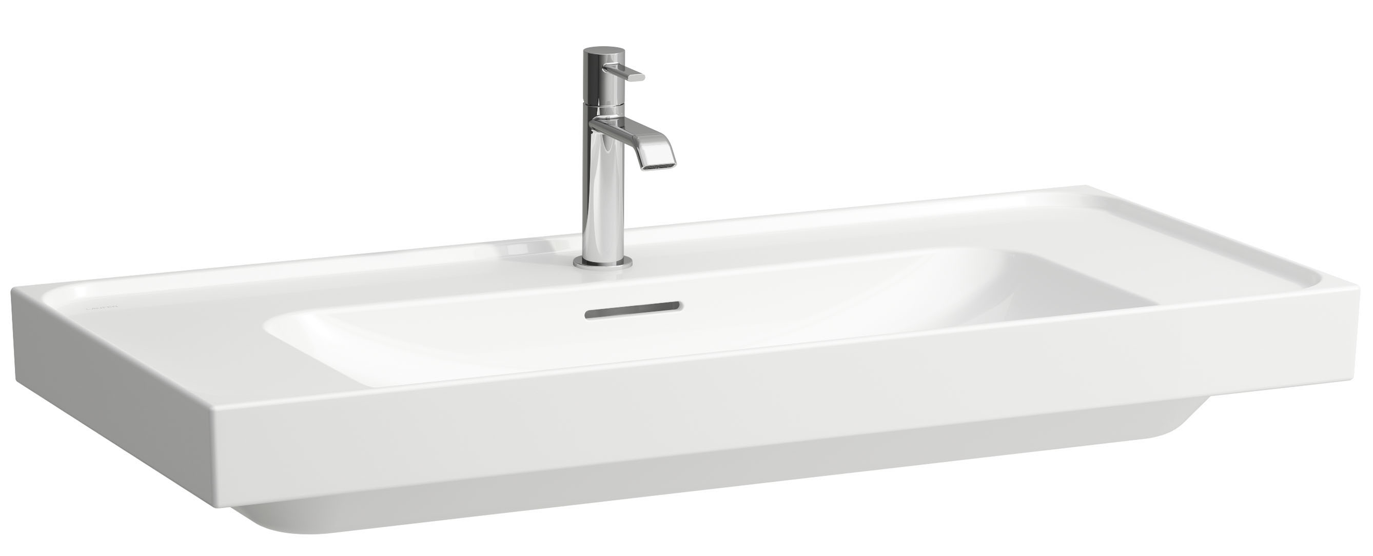 Laufen Meda lavabo 100x46 cm rectangulaire classique blanc brillant H8161190001041