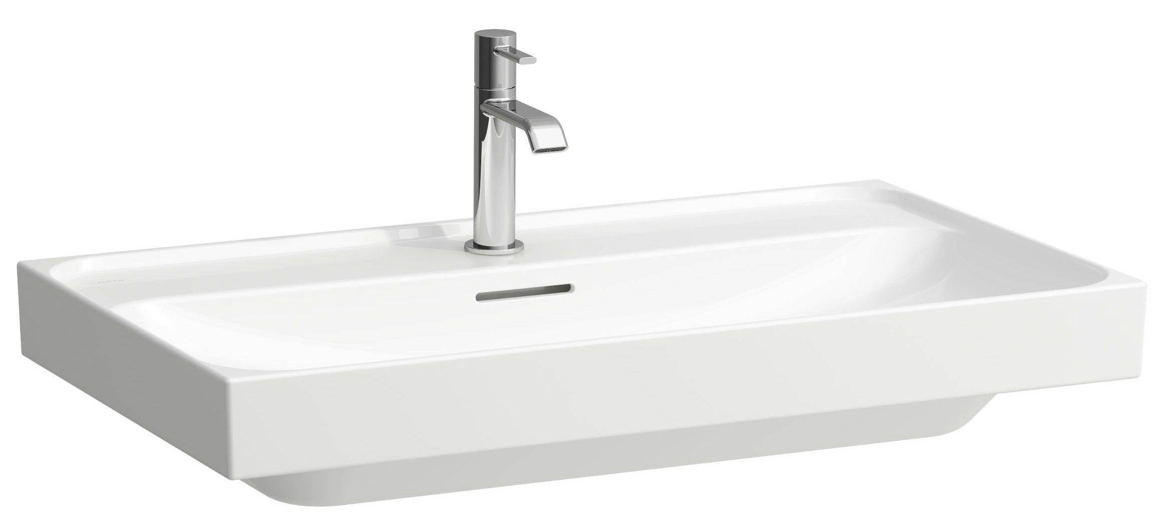 Laufen Meda lavabo 80x46 cm rectangulaire classique blanc brillant H8161170001091