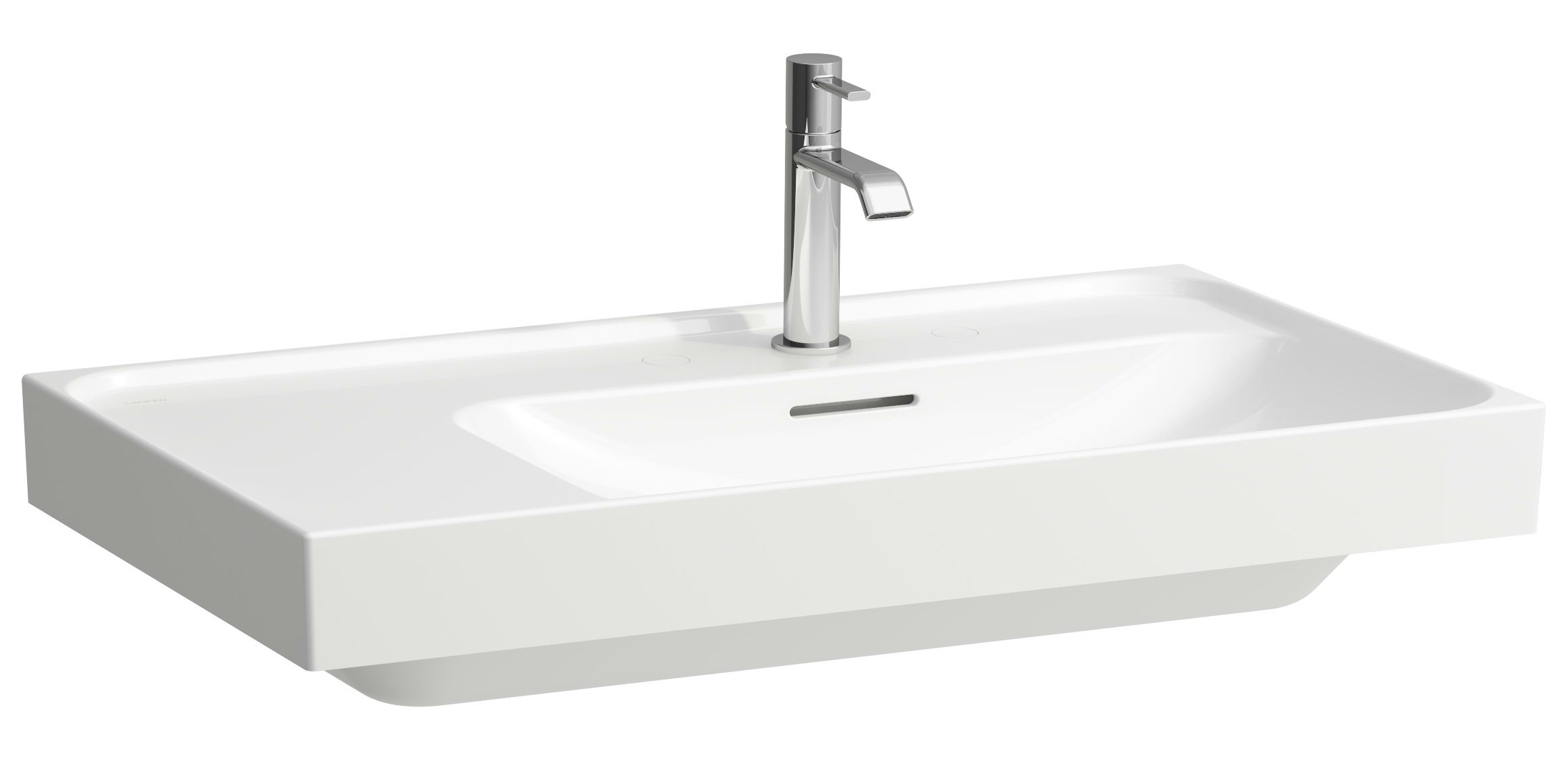 Laufen Meda lavabo 80x46 cm rectangulaire classique-de meuble blanc brillant H8171150001041
