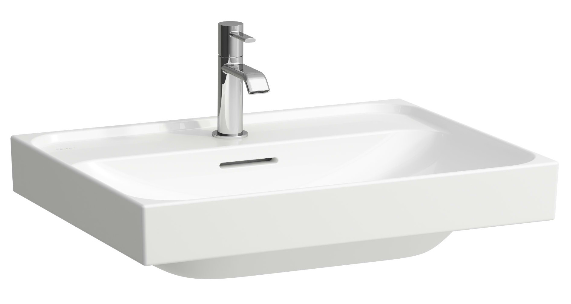 Laufen Meda lavabo 60x46 cm rectangulaire classique blanc brillant H8161130001091