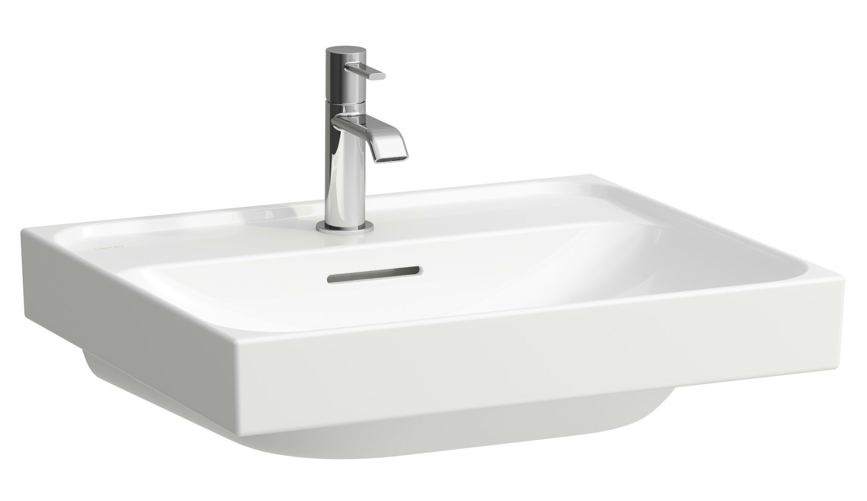 Laufen Meda lavabo 55x46 cm rectangulaire classique blanc brillant H8161120001041
