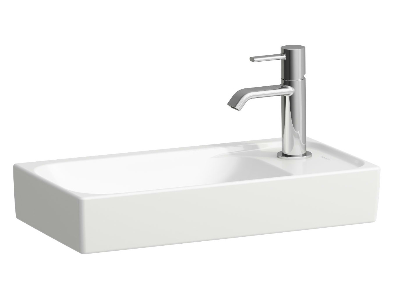 Laufen Meda lavabo 46x23.5 cm rectangulaire classique-de meuble blanc brillant H8151130001141