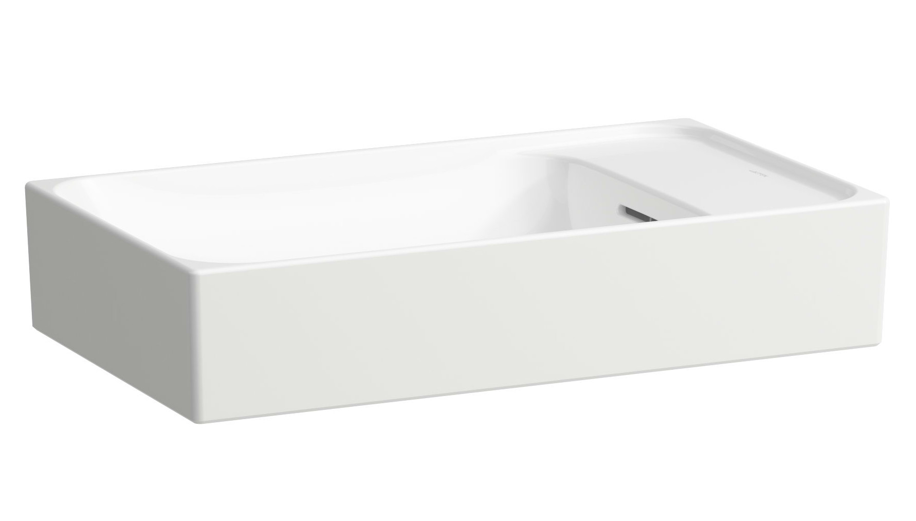 Laufen Meda lavabo 60x35 cm rectangulaire à poser blanc brillant H8121134001091