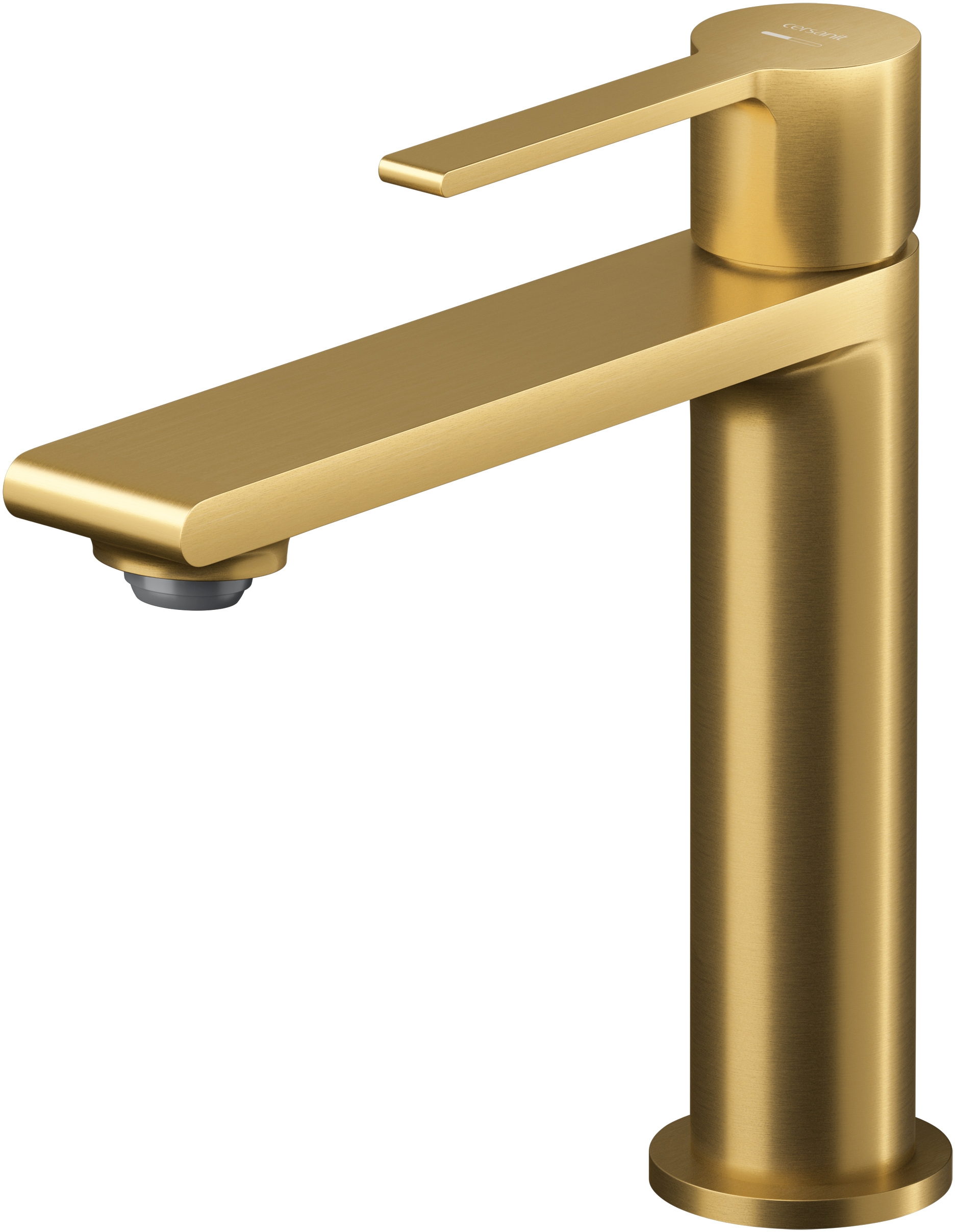 Cersanit Virgo mitigeur de lavabo sur pied doré S951-865