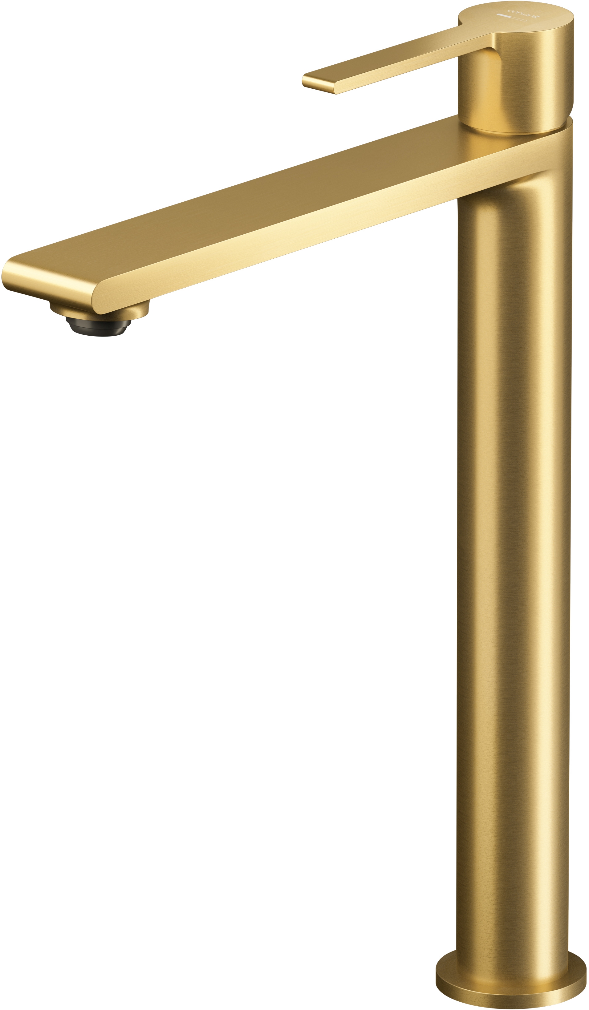 Cersanit Virgo mitigeur de lavabo sur pied doré S951-866