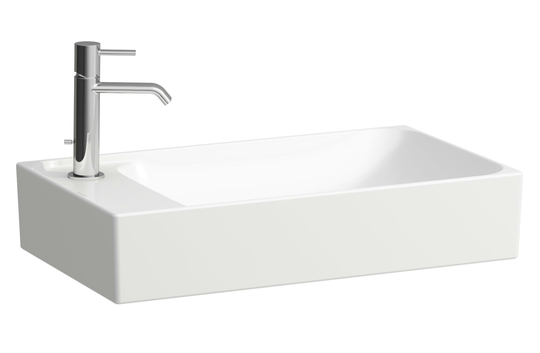 Laufen Meda lavabo 60x35 cm rectangulaire à poser blanc brillant H8121134001051