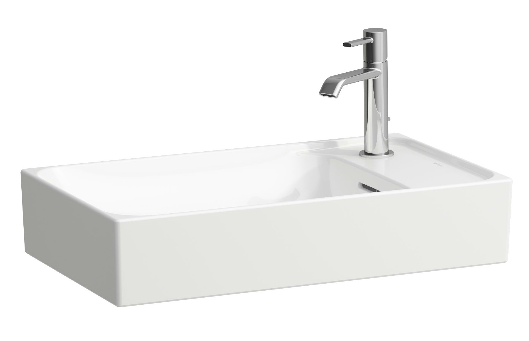 Laufen Meda lavabo 60x35 cm rectangulaire à poser blanc brillant H8121130001141