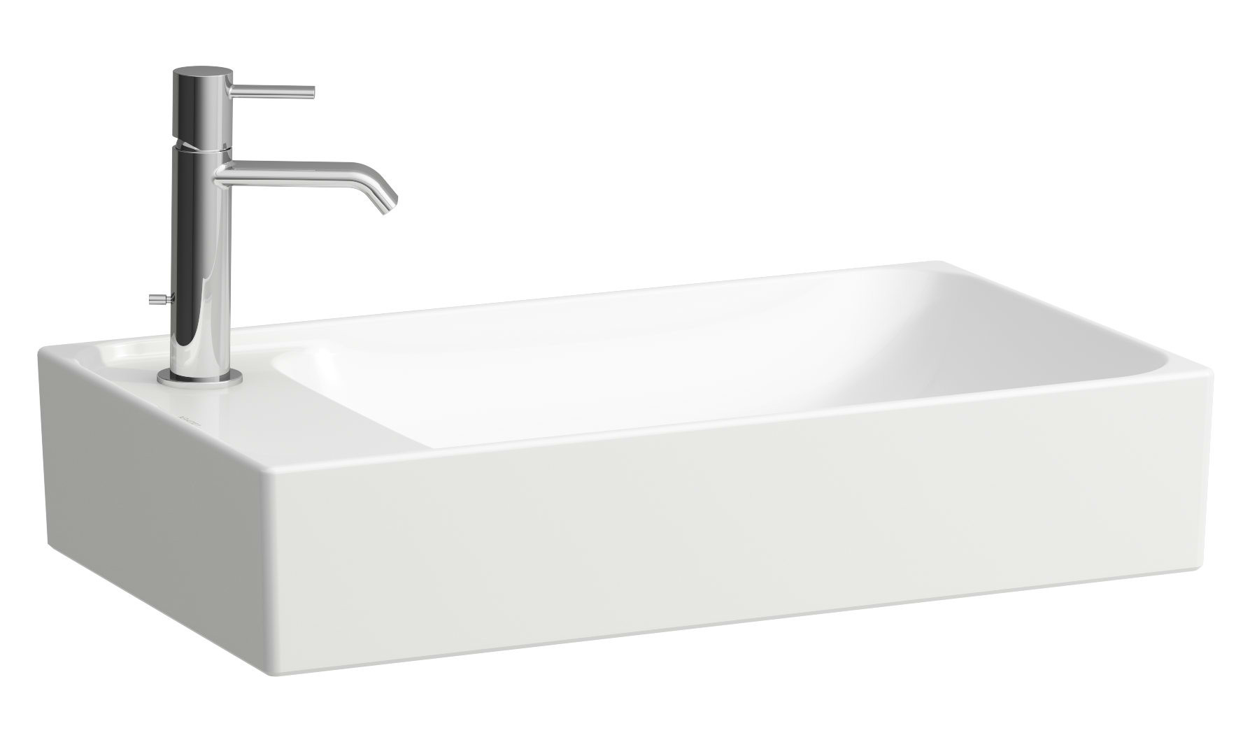 Laufen Meda lavabo 60x35 cm rectangulaire à poser blanc brillant H8121130001051