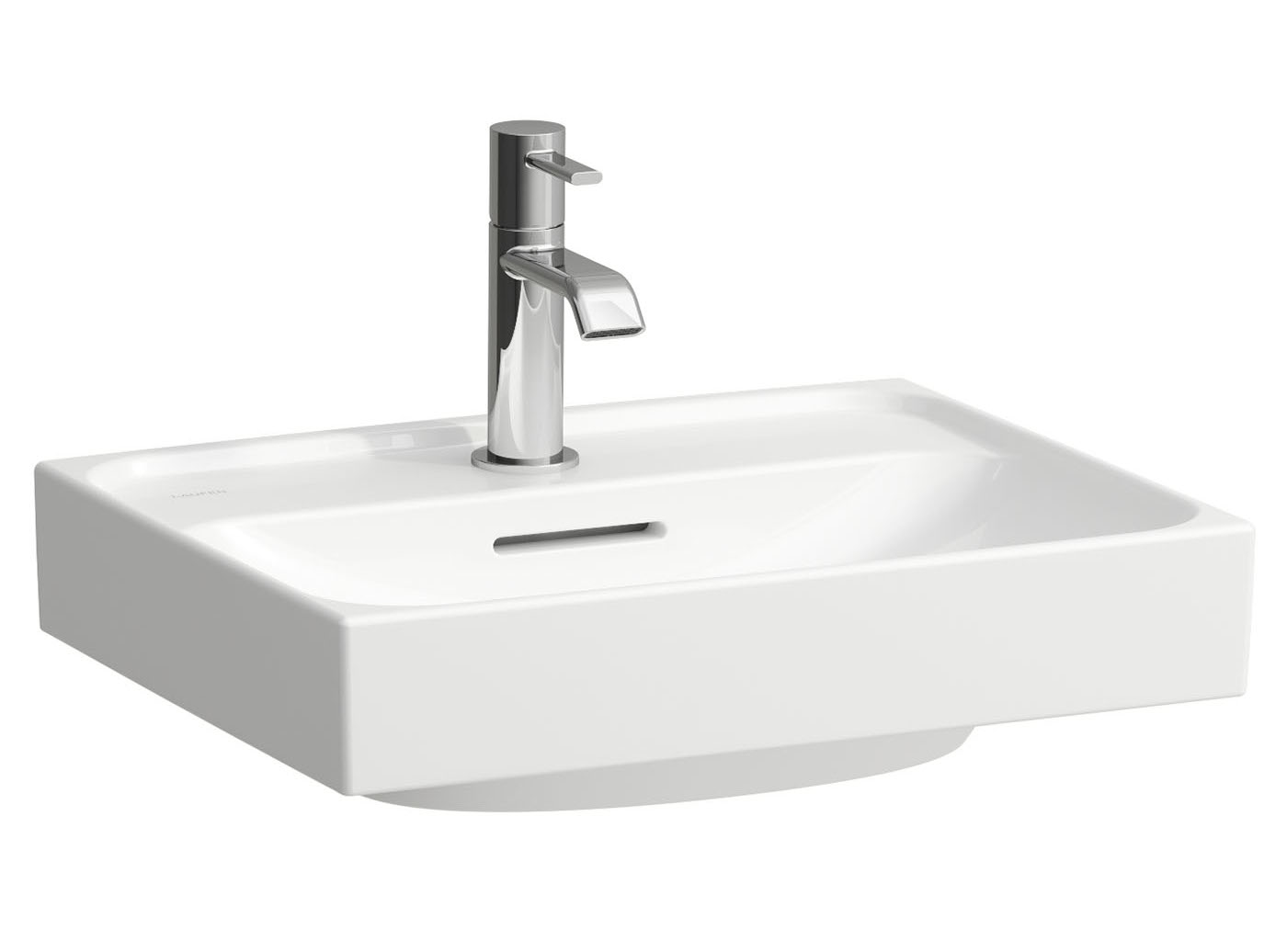 Laufen Meda lavabo 45x35 cm rectangulaire classique blanc mat H8161117571091