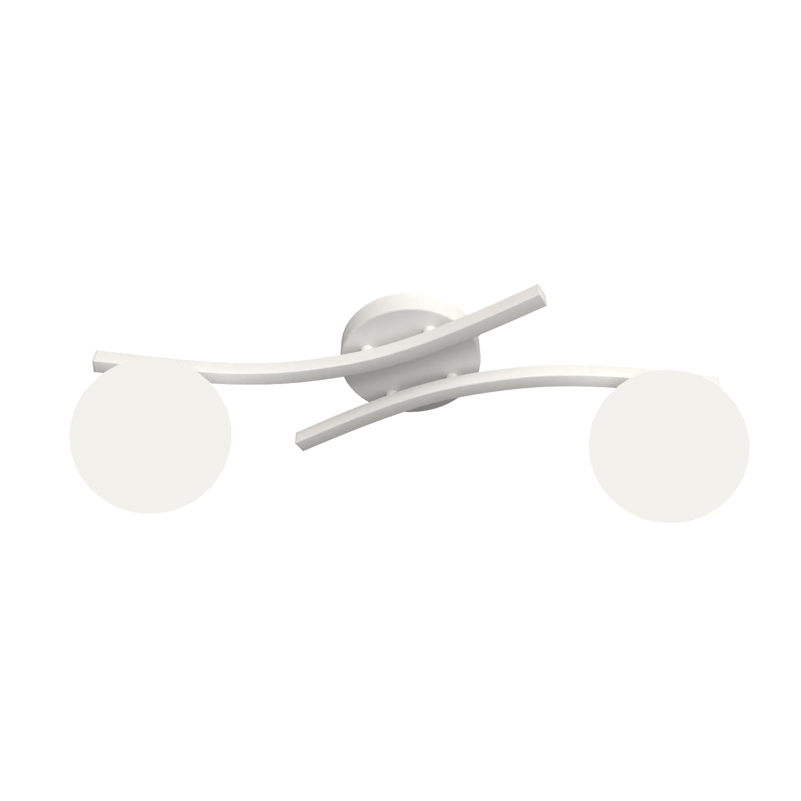 Emibig Opus plafonnier 2x10 W blanc 1392/2