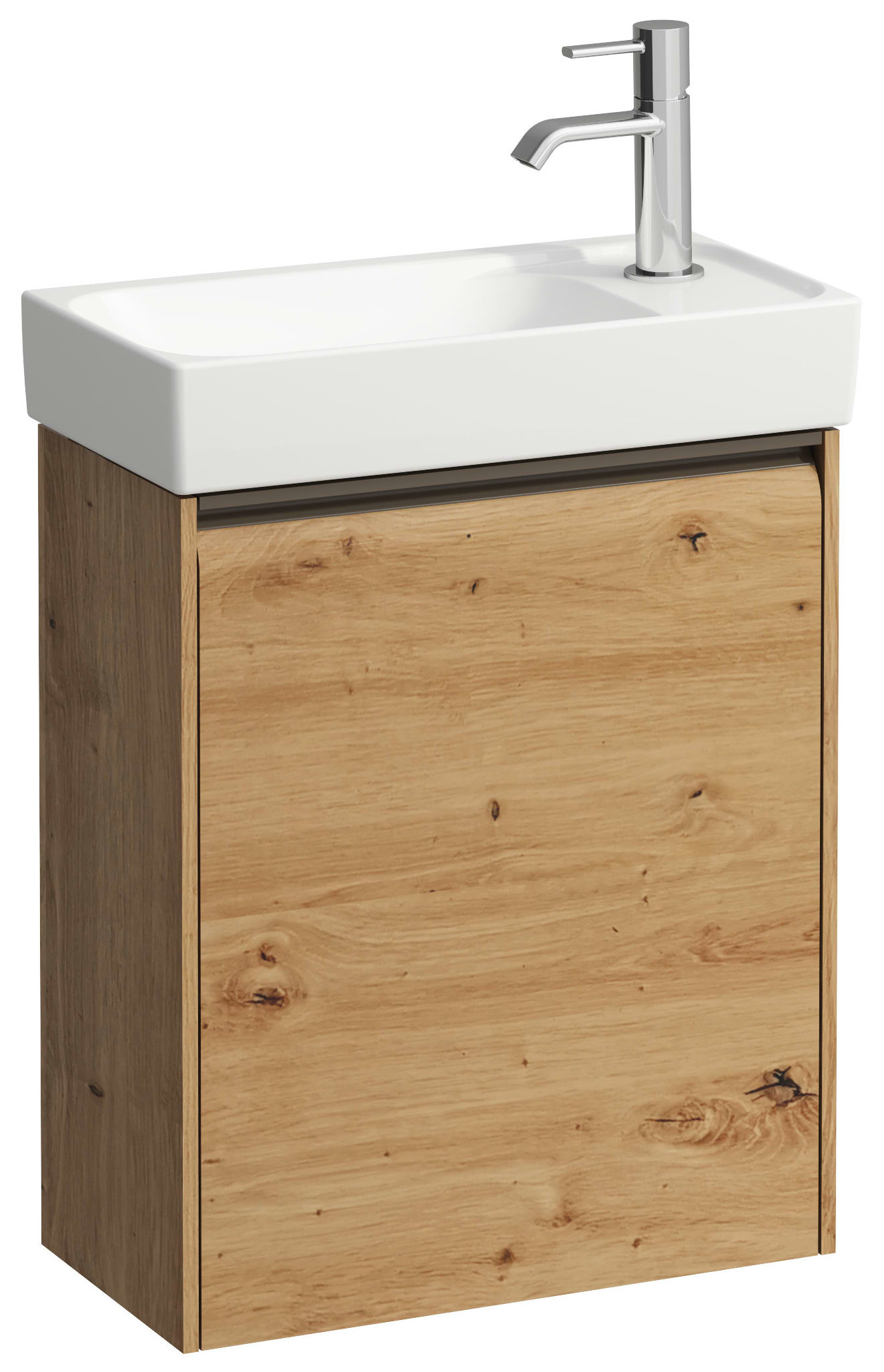 Laufen Meda armoire 43.7x22.2x51.5 cm sous-lavabo suspendu chêne H4215520112671