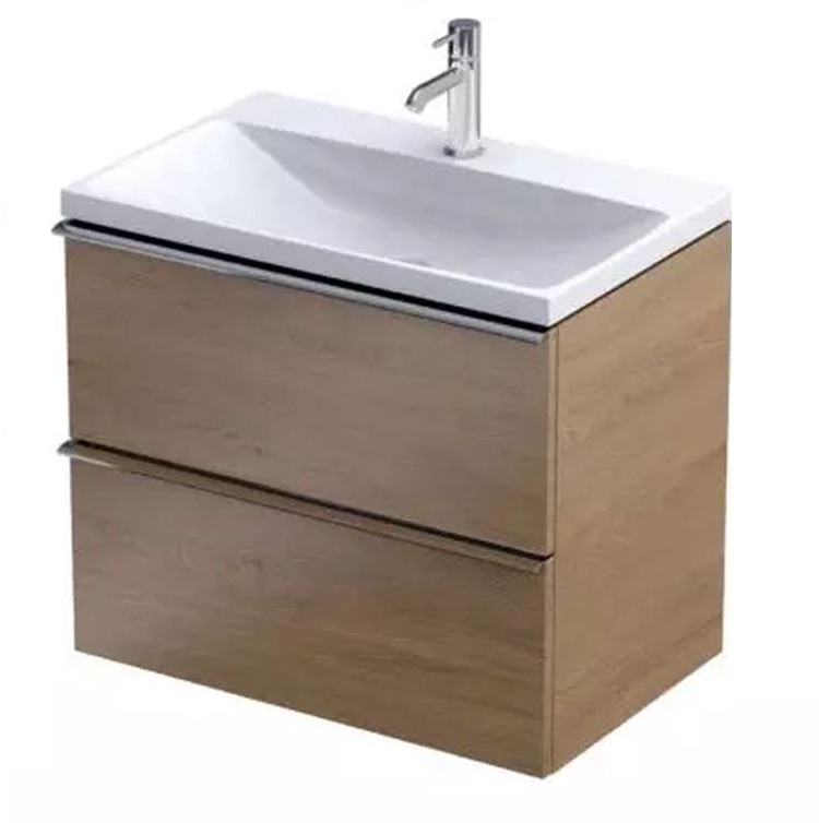 Oristo Etna armoire 60x38x50 cm sous-lavabo suspendu chêne OR52C-SD2S-60-78