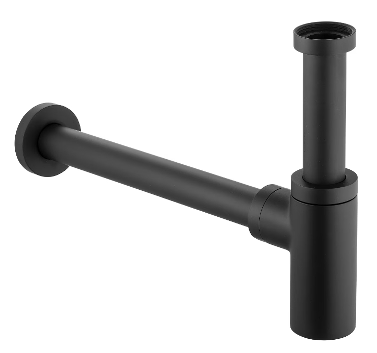 Kronenbach Lima 2.0 Black siphon de lavabo en bouteille noir 41.321.000.001SM