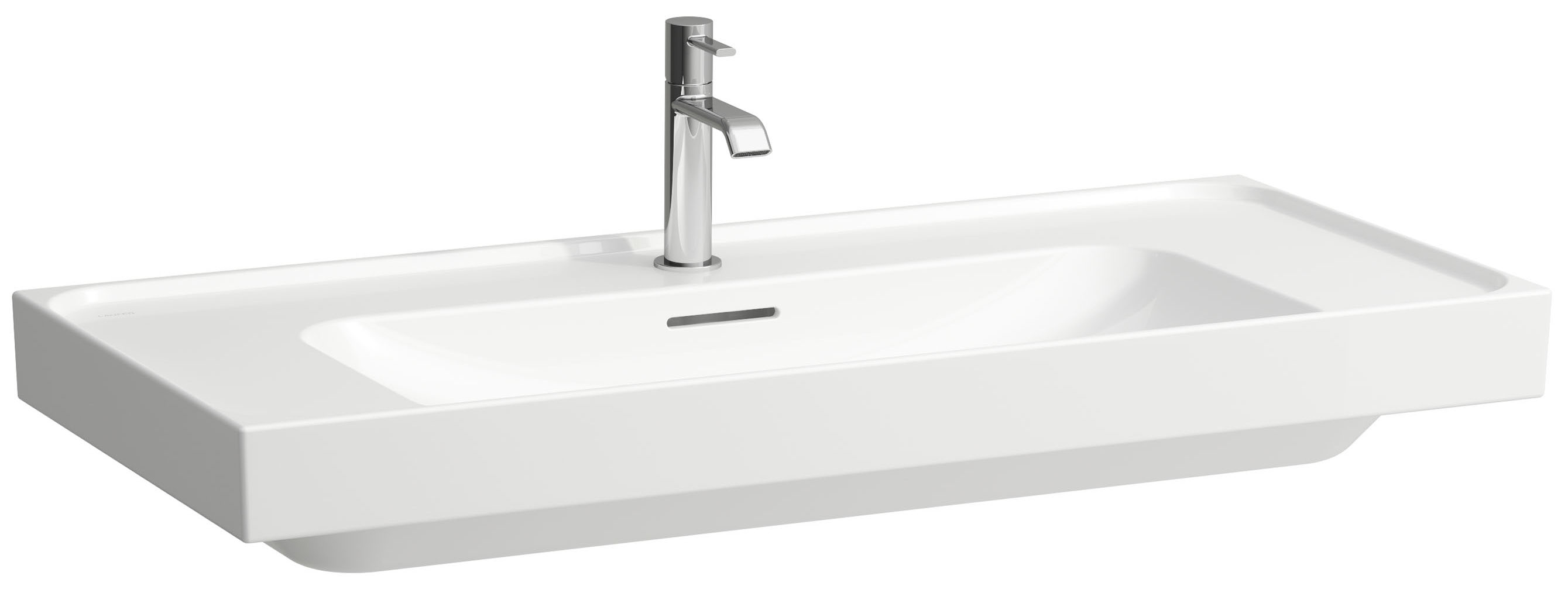 Laufen Meda lavabo 100x46 cm rectangulaire classique blanc mat H8161197571041