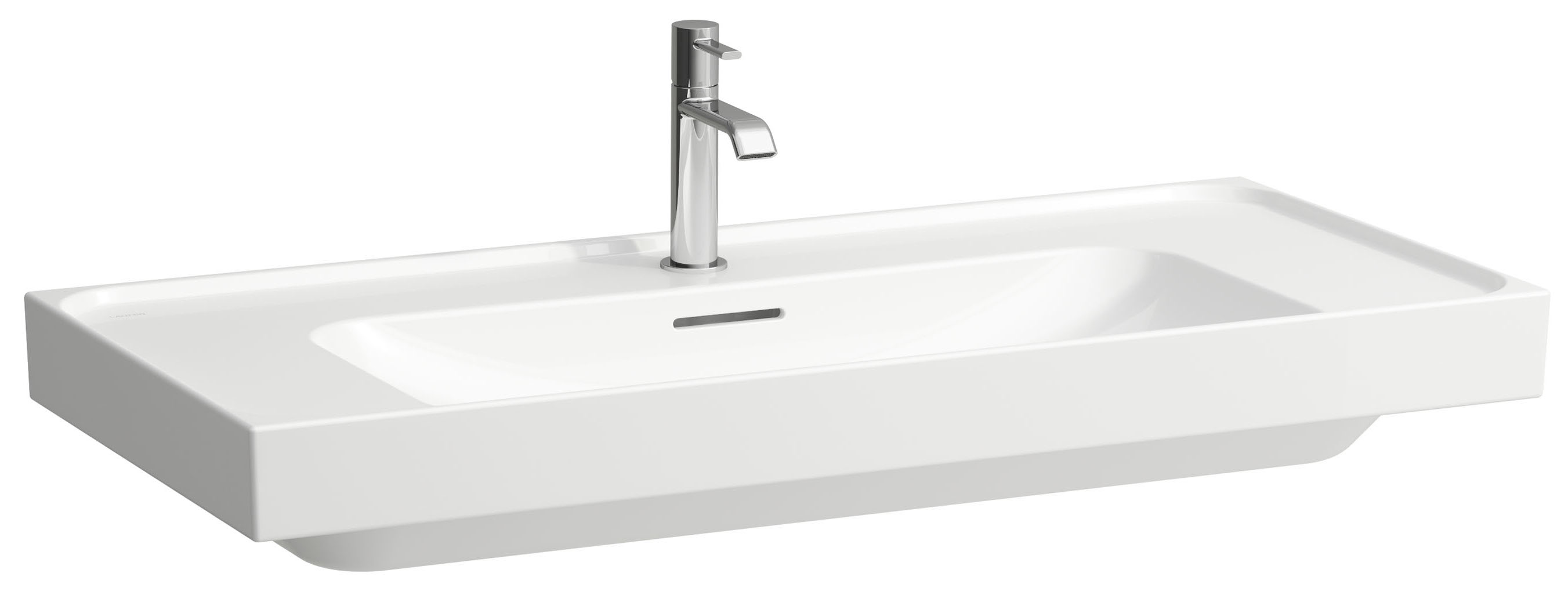 Laufen Meda lavabo 100x46 cm rectangulaire classique-de meuble blanc mat H8101197571091
