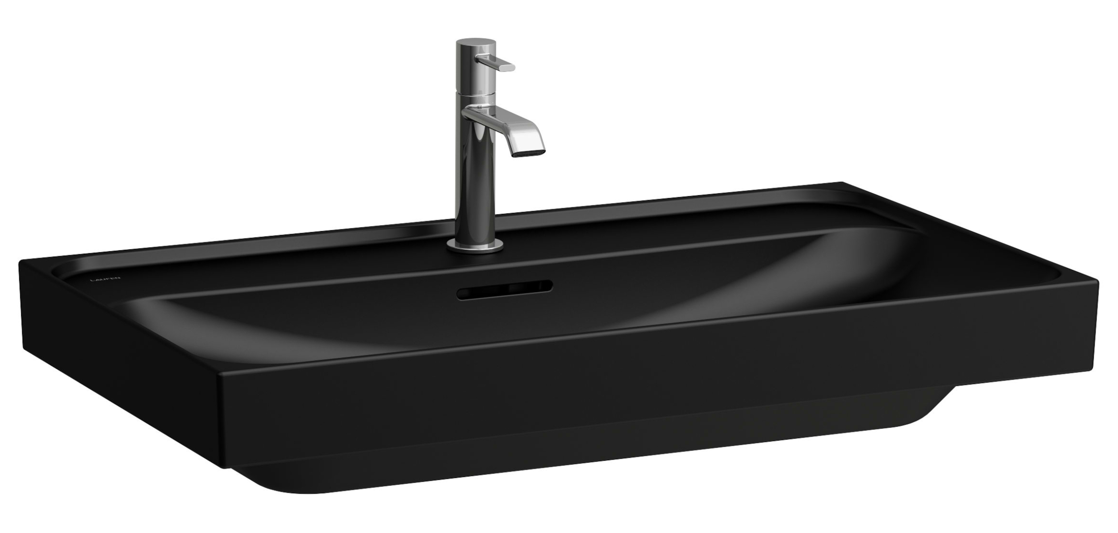 Laufen Meda lavabo 80x46 cm rectangulaire classique noir mat H8161177161091