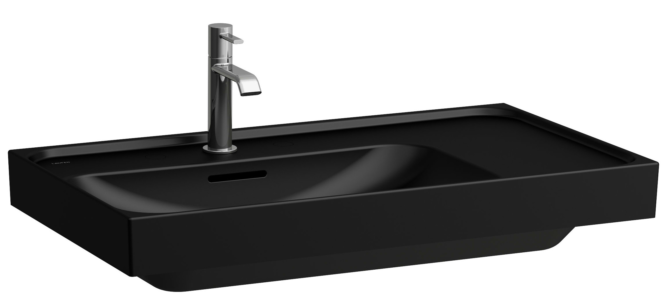 Laufen Meda lavabo 80x46 cm rectangulaire classique-de meuble noir mat H8171167161091