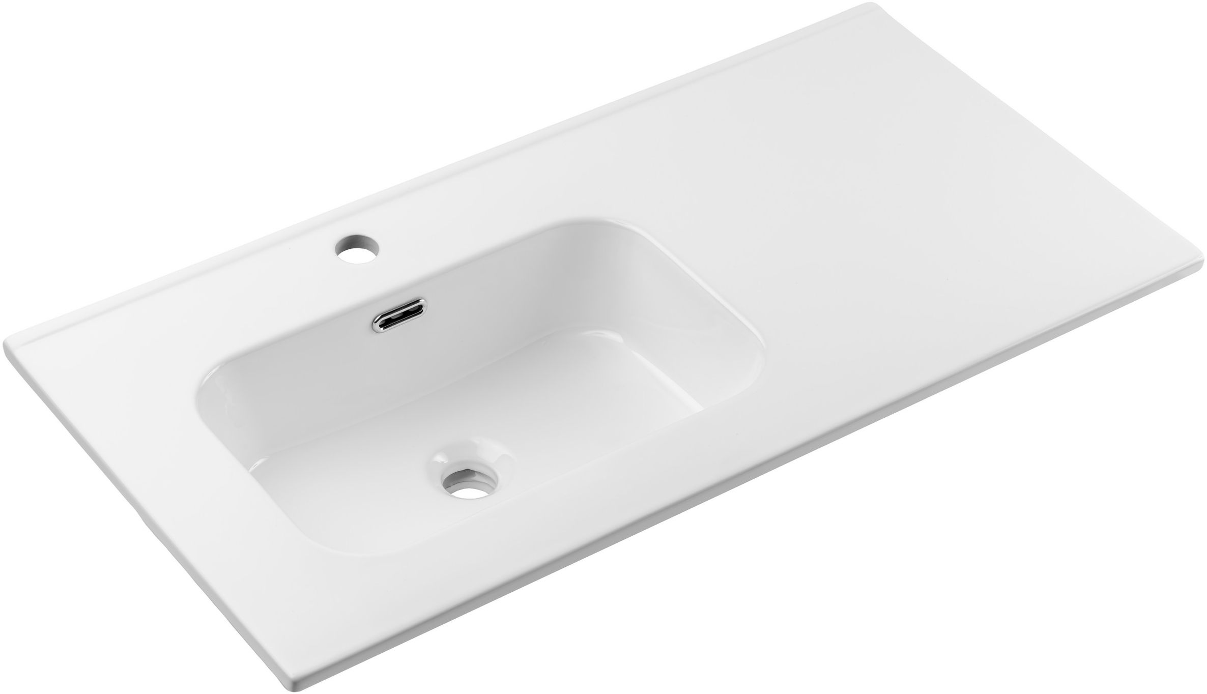 Comad Go 2 lavabo 91x46 cm rectangulaire de meuble blanc brillant GO 2 90CM L DP ( E-8095-90L )