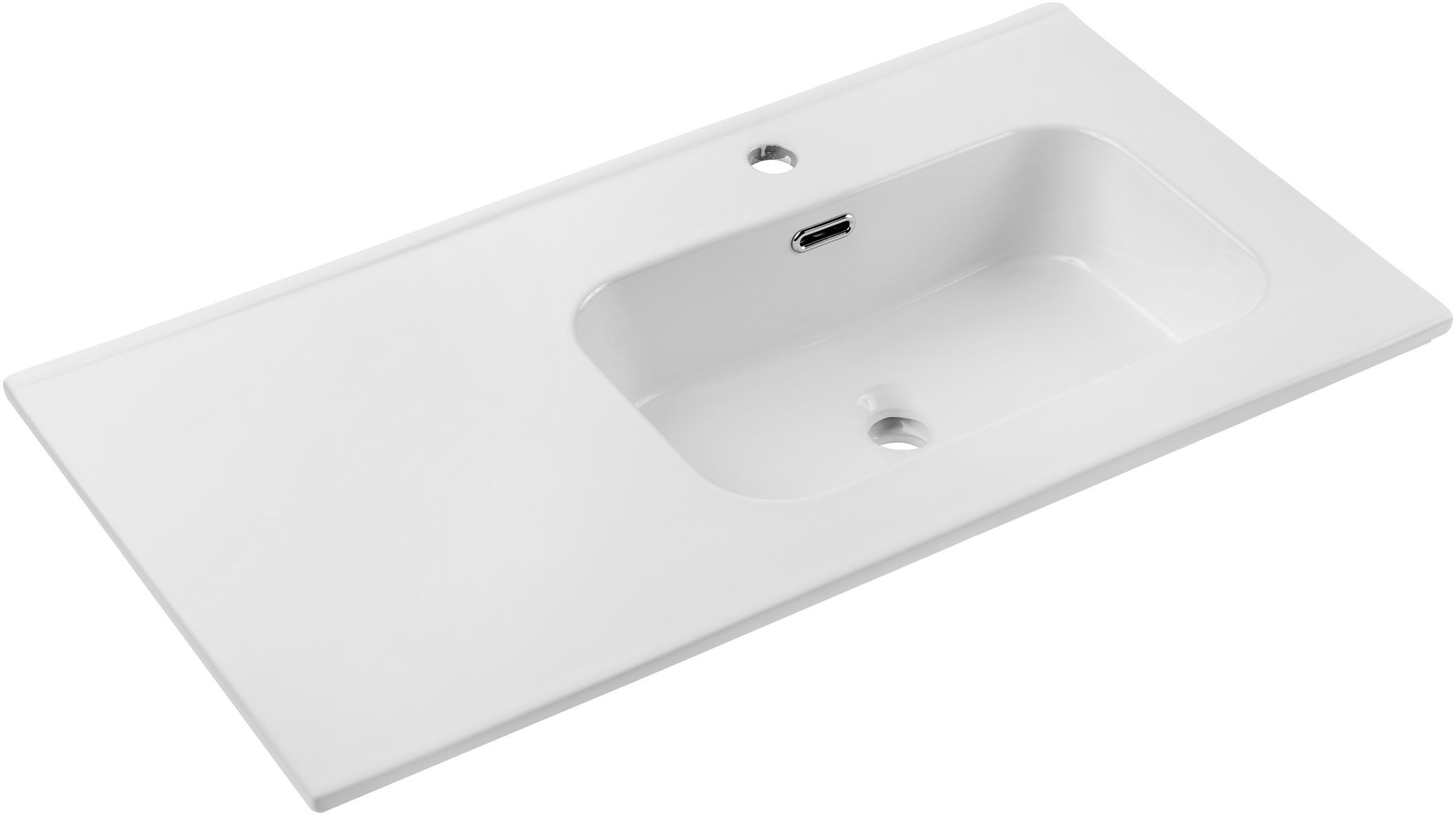 Comad Go 2 lavabo 91x46 cm rectangulaire de meuble blanc brillant GO 2 90CM R DP ( E-8095-90R )