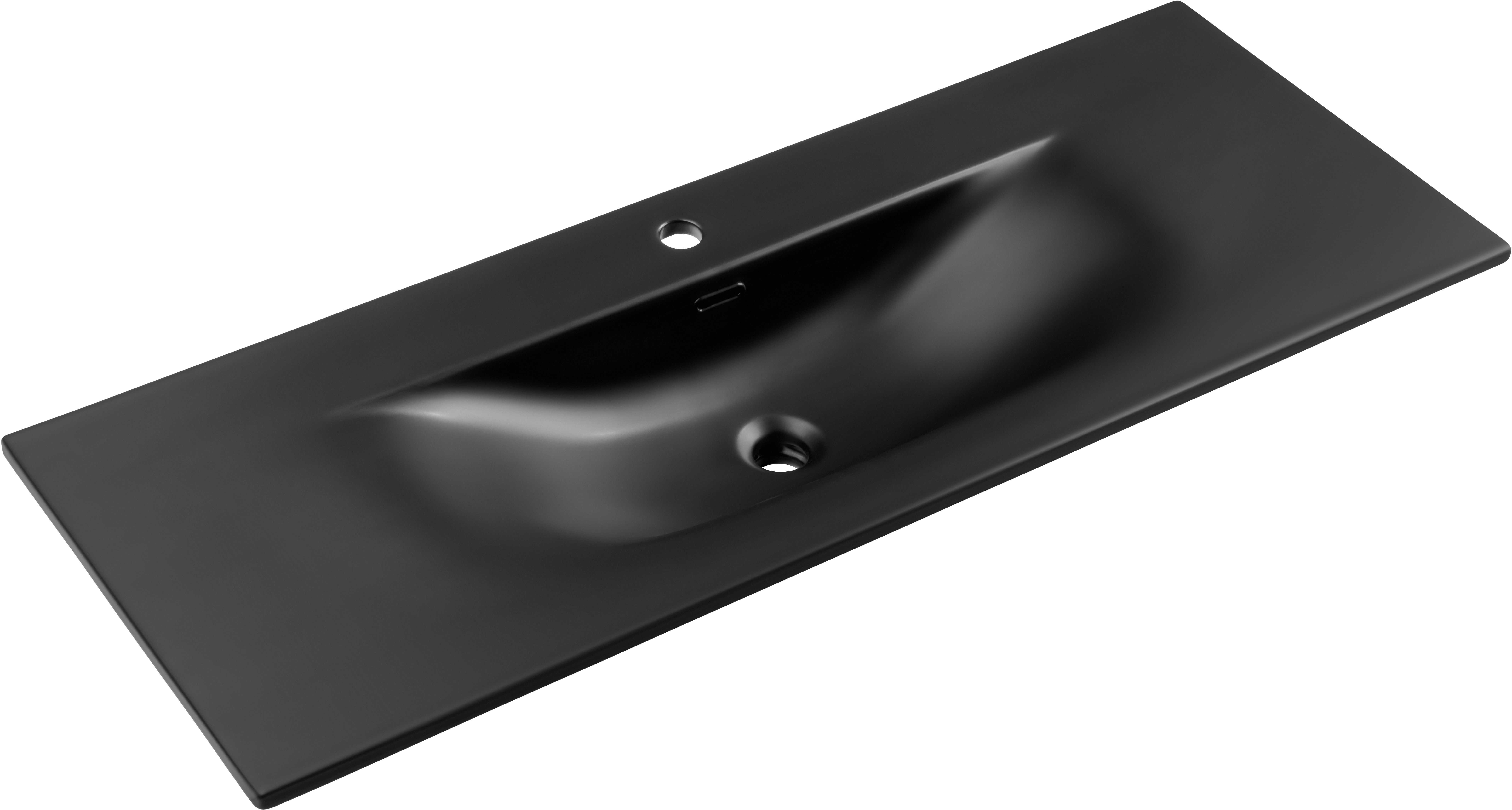 Comad Sky lavabo 121x46 cm rectangulaire de meuble noir SKY 1 BLACK MATT 120 DP ( E-8099-120 )