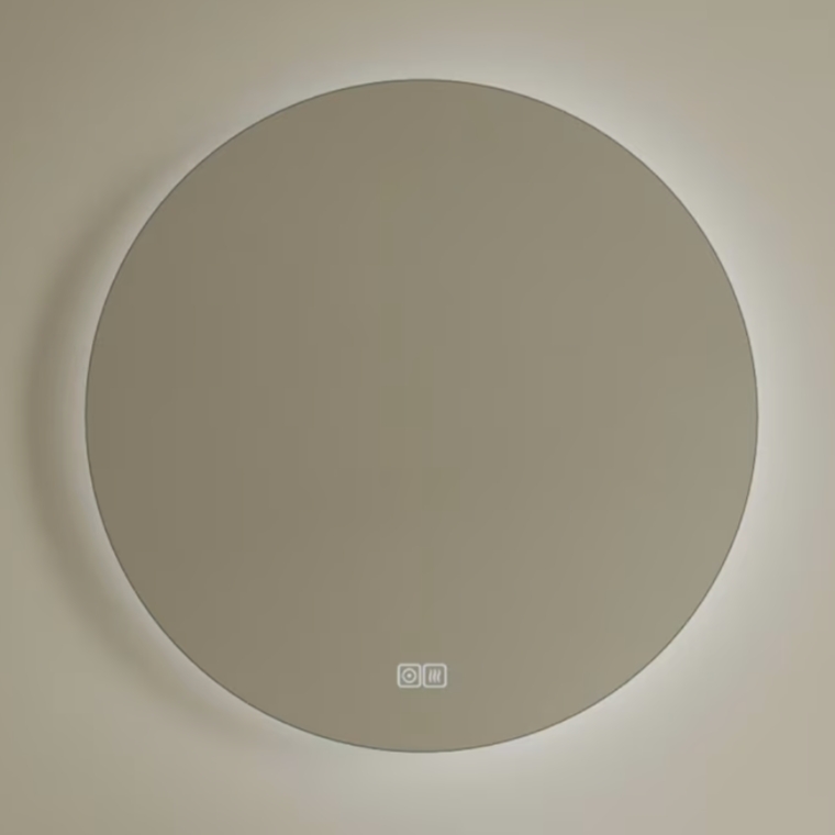 Kronenbach Moon miroir 60x60 cm circulaire avec éclairage oui KBM60