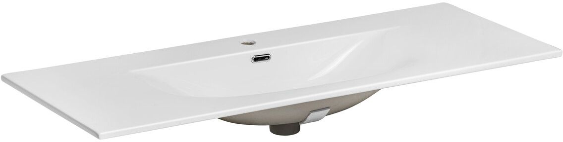 Comad Sky lavabo 121x46 cm rectangulaire de meuble blanc SKY 120-8099