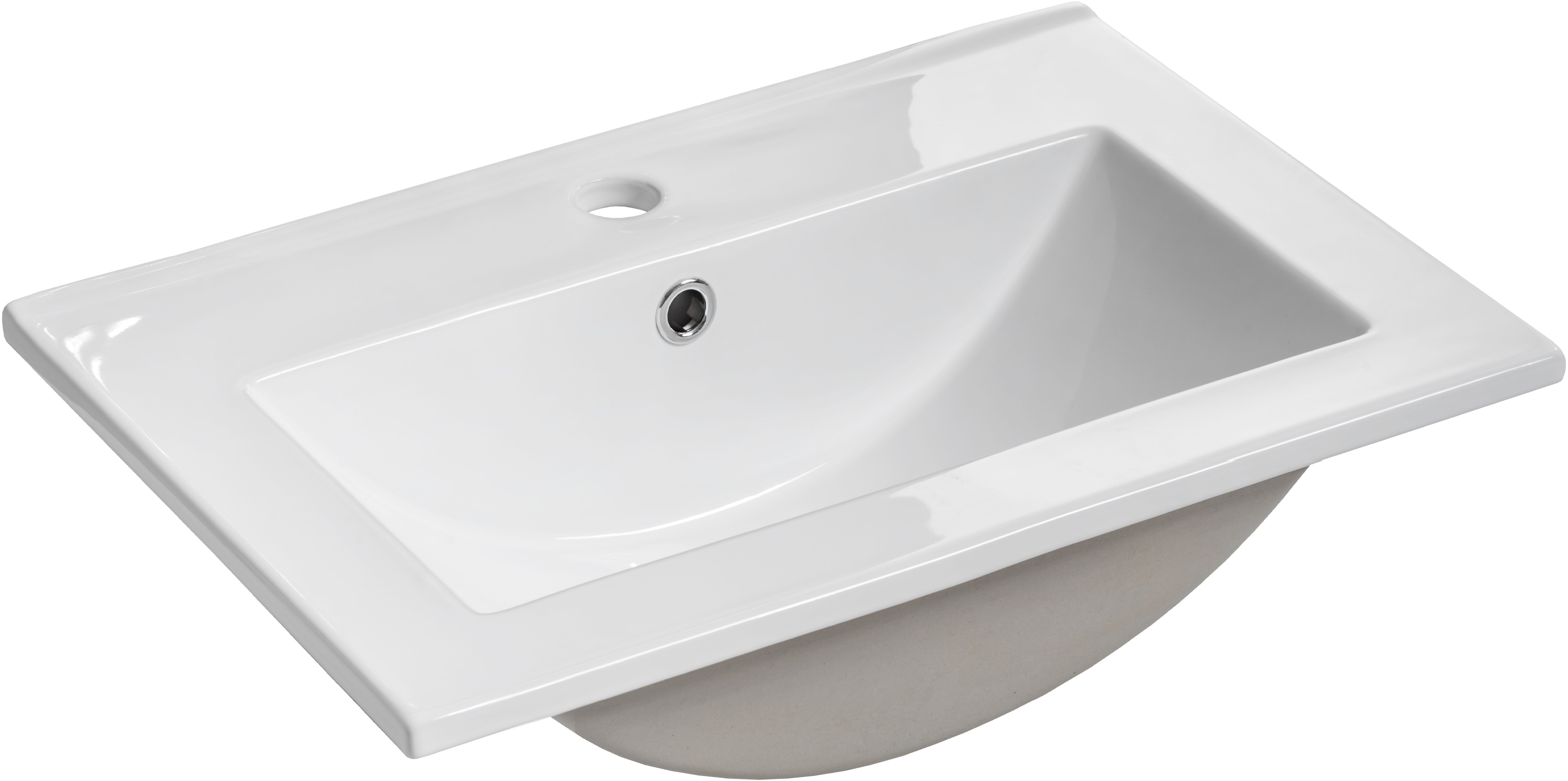 Comad Lava lavabo 50x46 cm rectangulaire de meuble blanc UM-CFP LAVA 50D