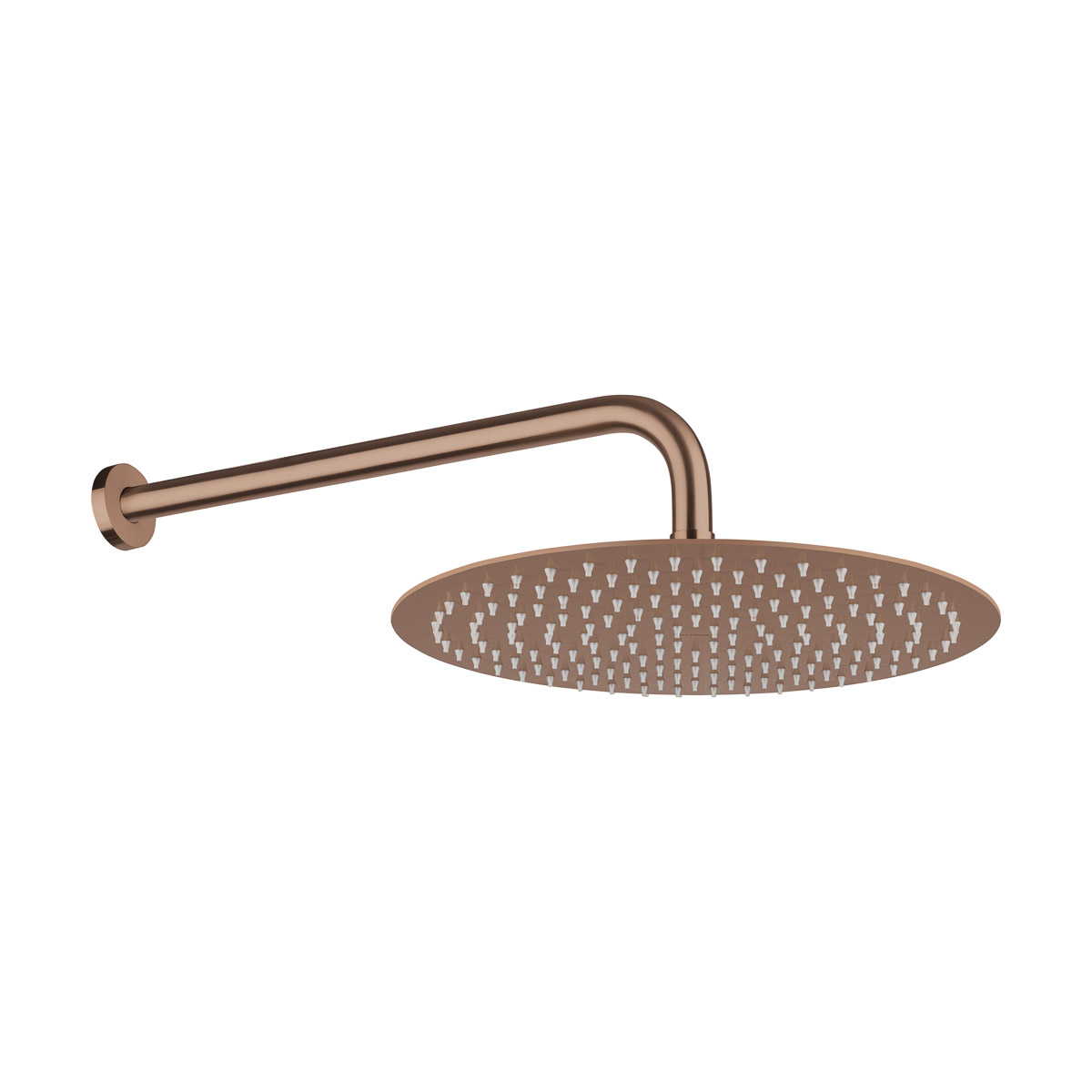 Oltens Vindel douche à effet de pluie 30x30 cm circulaitre cuivre brossé 37006610