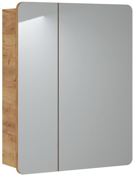 Comad Aruba armoire 60x16x75 cm avec miroir chêne ARUBA 841 -60CM FSC