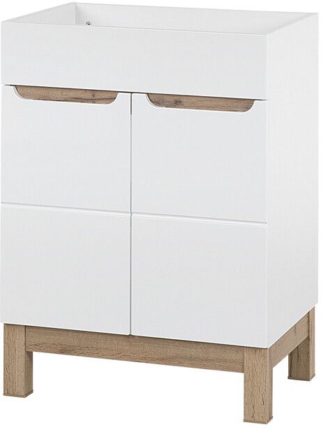 Comad Bali White armoire 60x45.5x84 cm sous-lavabo sur pied blanc BALI WHITE 820 -60 CM FSC