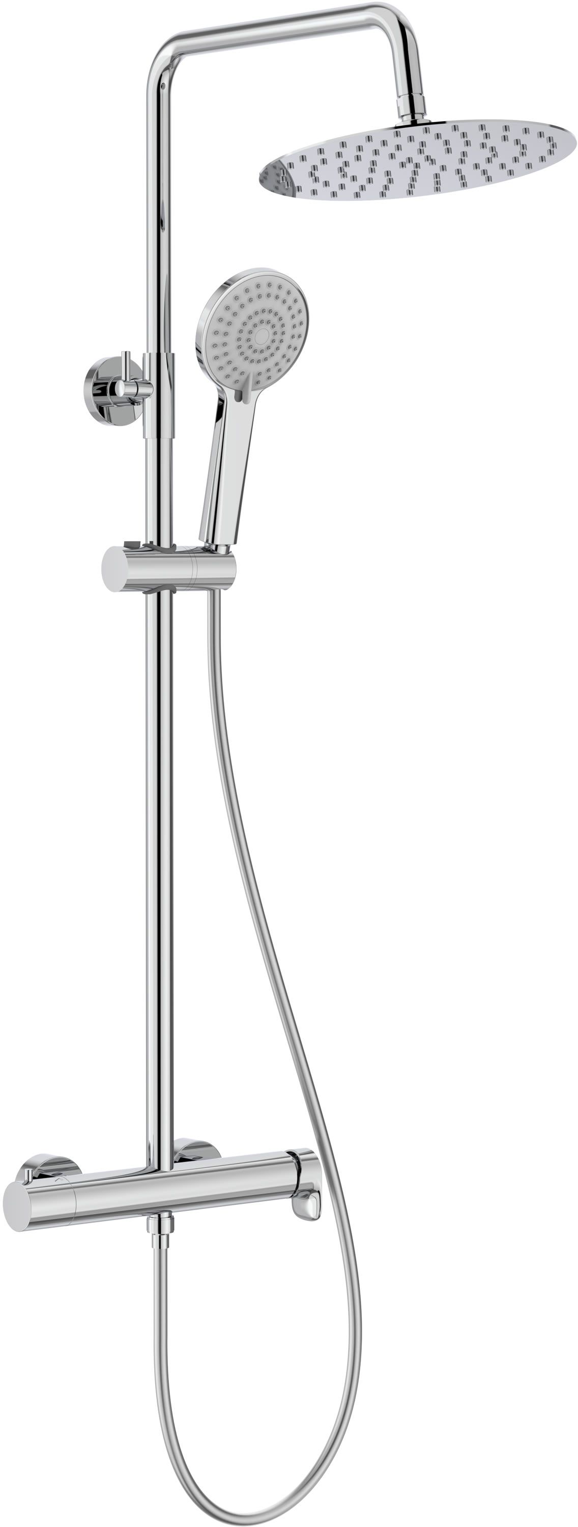 Roca Vega Plus ensemble de douche mural oui chrome A5A9A6EC00