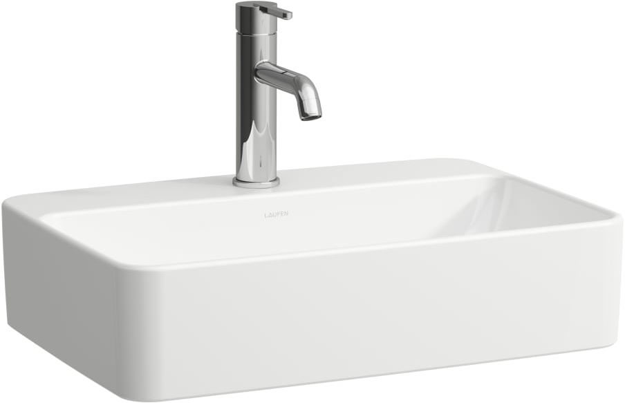 Laufen Savoy lavabo 55x38 cm rectangulaire à poser blanc brillant H8169450001111