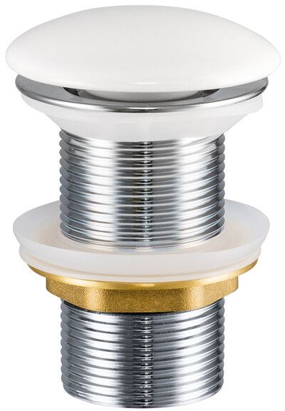 Comad bonde de lavabo blanc CLICK-CLACK T201-3