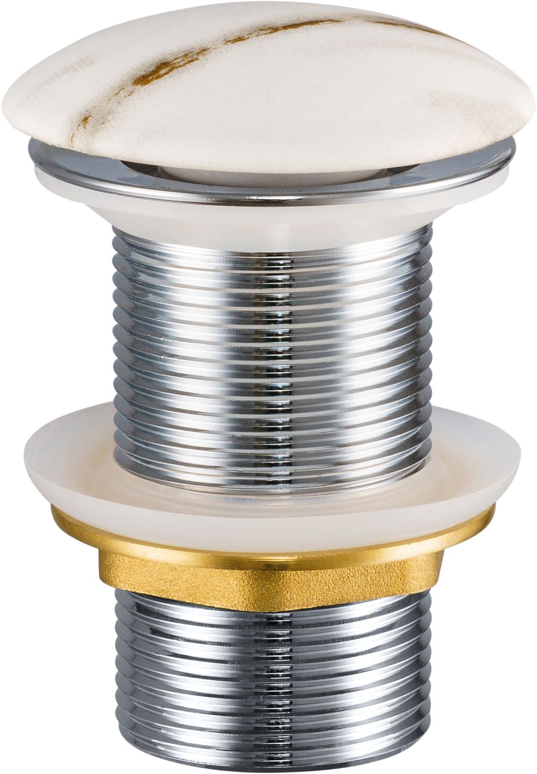 Comad bonde de lavabo blanc CLICK-CLACK T201M-W3-3