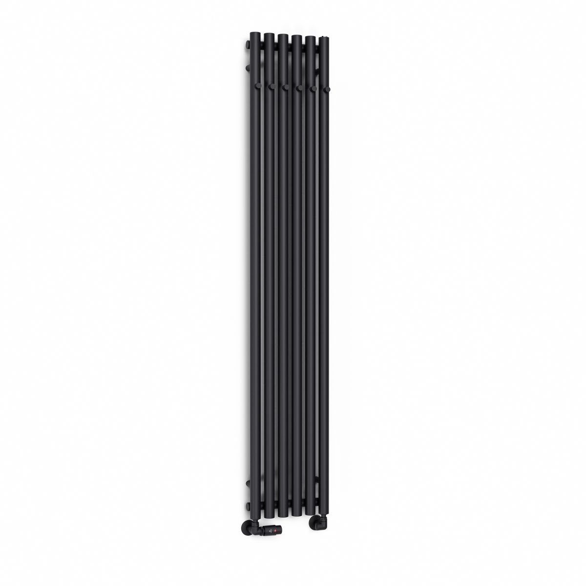 Oltens Stang radiateur de salle de bain décoratif 180x31.5 cm noir 55018300