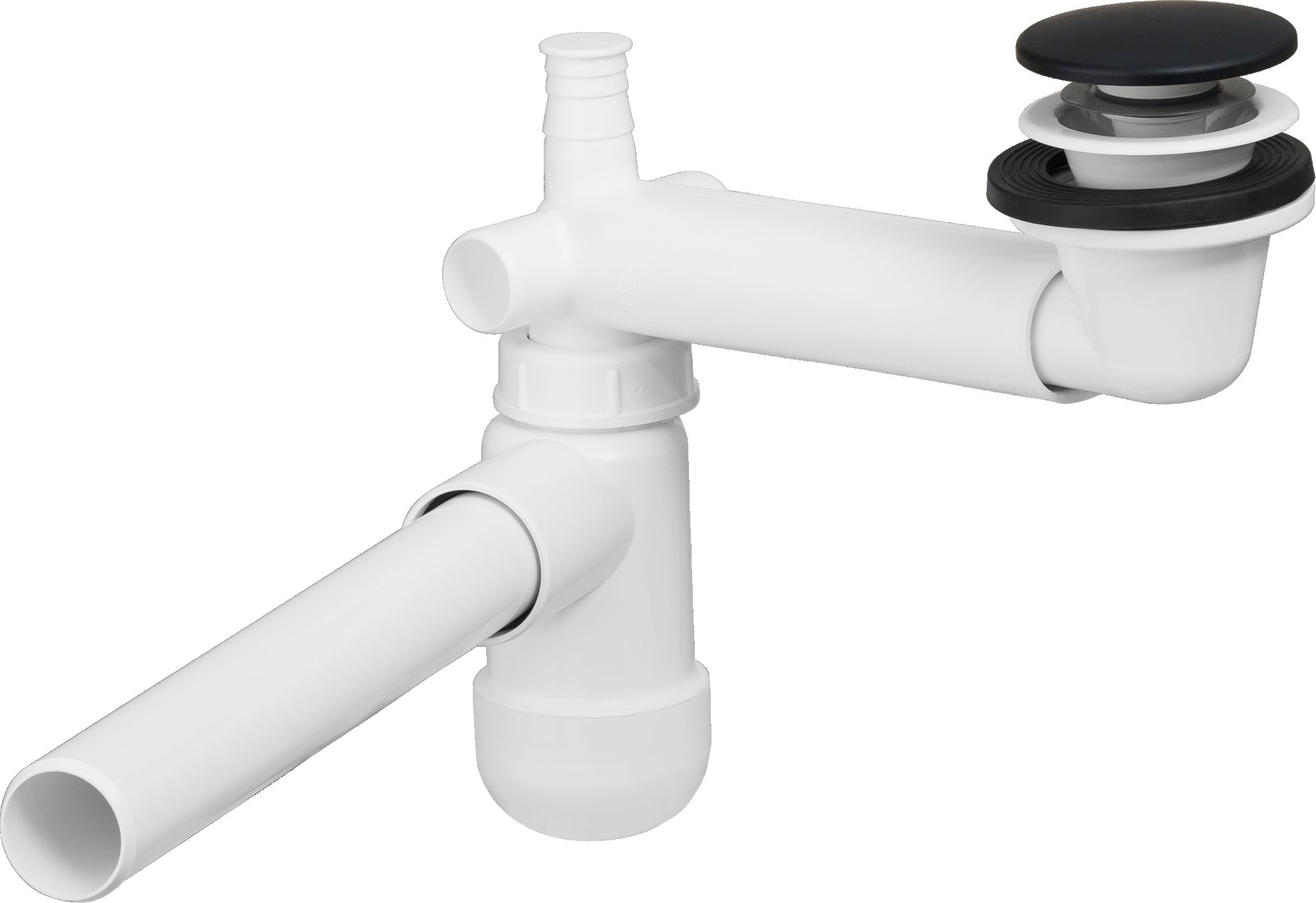 Comad Preloc siphon avec bonde noir SYFON PRELOC 400 BLACK