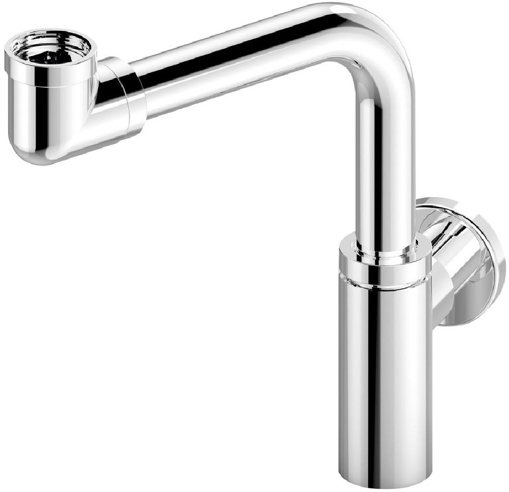 Sapho siphon de lavabo tubulaire chrome SI511-EL