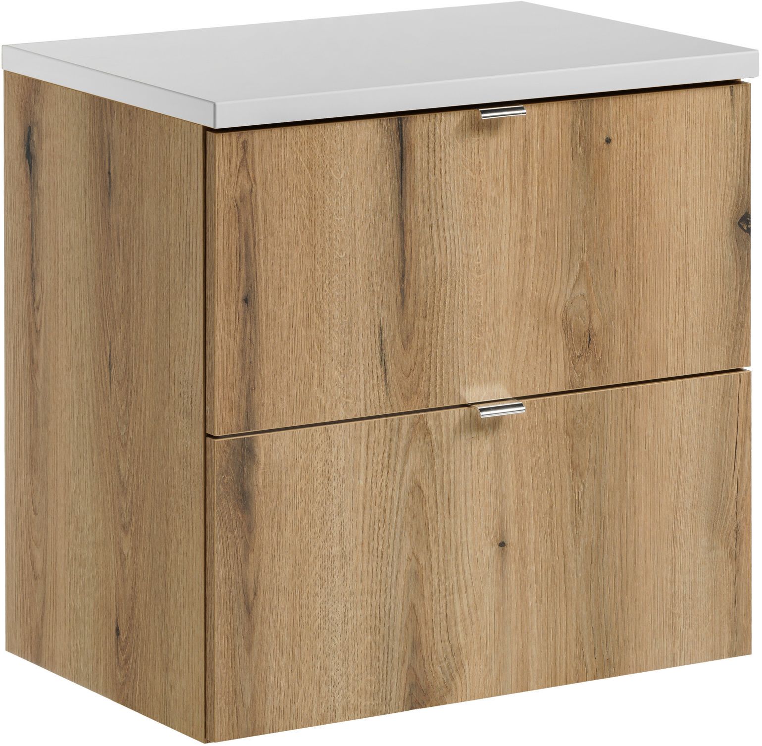 Set armoire Comad Nova Oak NOVA OAK A 82-60-2S, plan de travail Comad Nova White NOVA WHITE 89-60