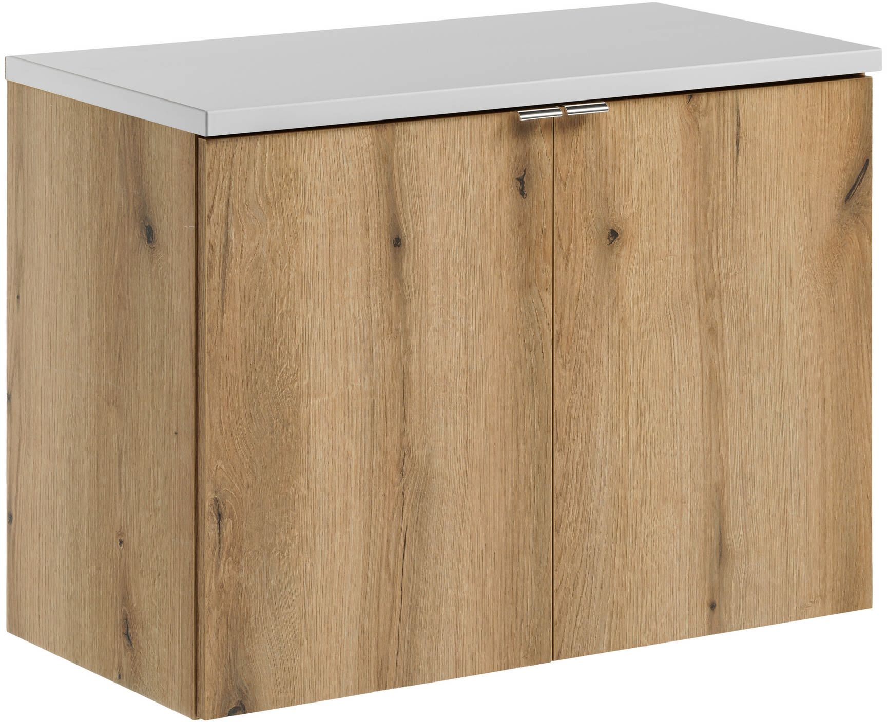 Set armoire Comad Nova Oak NOVA OAK A 82-80-2D, plan de travail Comad Nova White NOVA WHITE 89-80