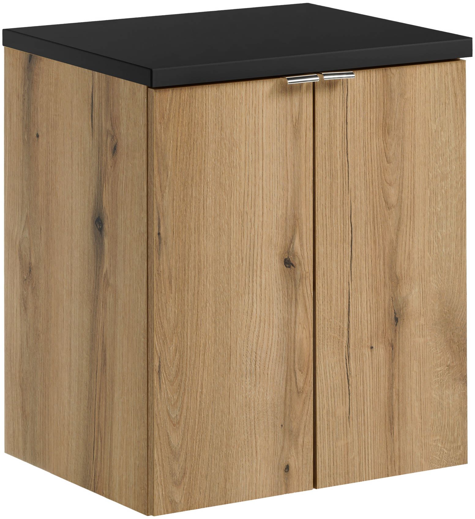 Set armoire Comad Nova Oak NOVA OAK A 82-50-2D, plan de travail Comad Nova Black NOVA BLACK B 89-50