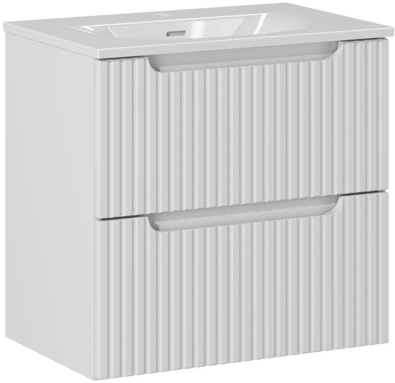 Set armoire Comad Nova White NOVA WHITE 82-60-2S, lavabo Comad Sky 3 SKY 3 60CM DP (E-8099-3-60)