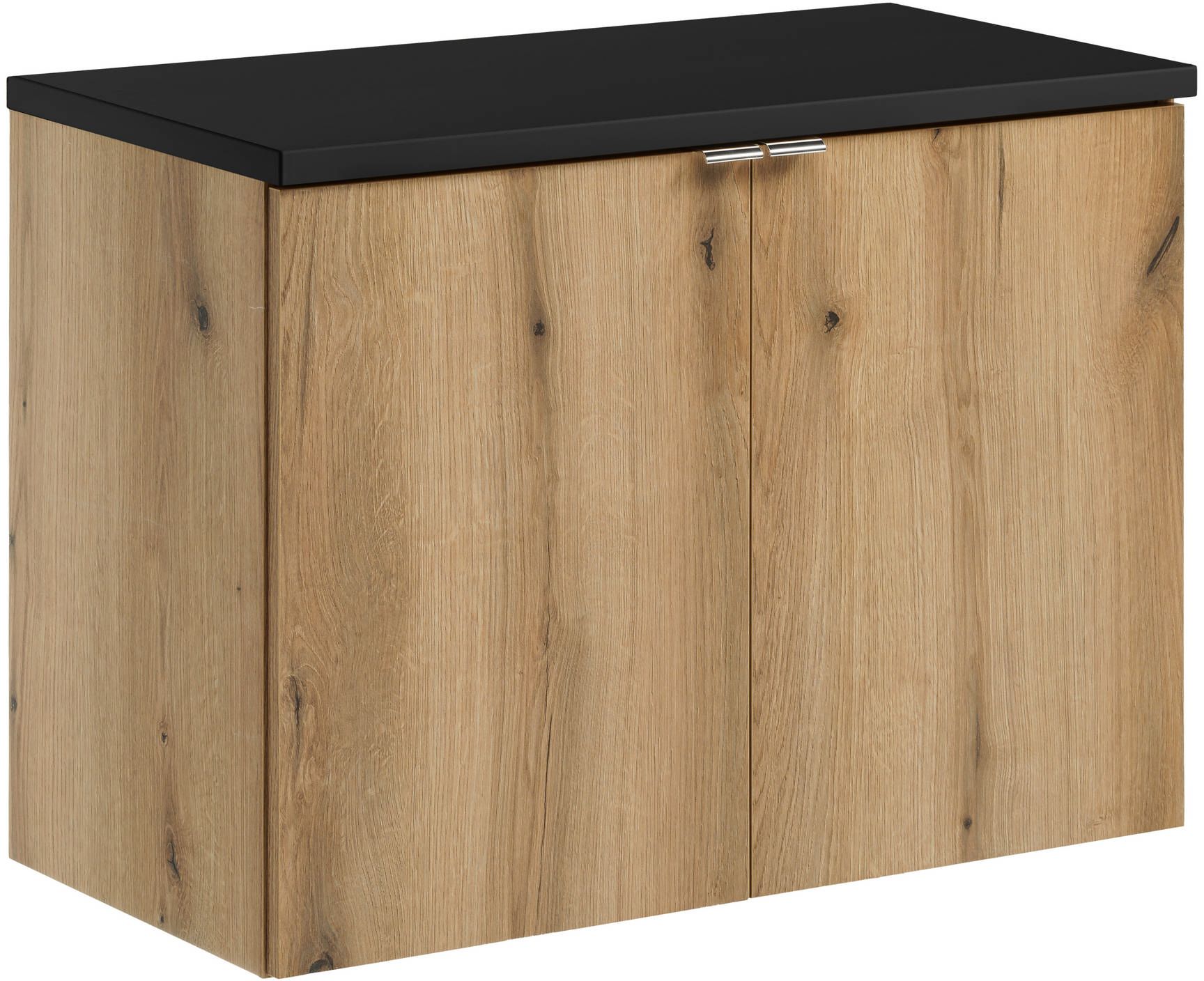 Set armoire Comad Nova Oak NOVA OAK A 82-80-2D, plan de travail Comad Nova Black NOVA BLACK B 89-80