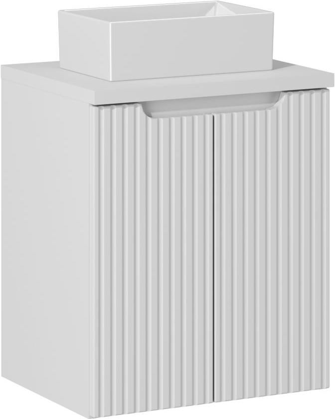 Set armoire Comad Nova White NOVA WHITE 82-50-2D, lavabo Comad Gaja UN-GAJA35-SW 78570A(35), NOVA WHITE 89-50