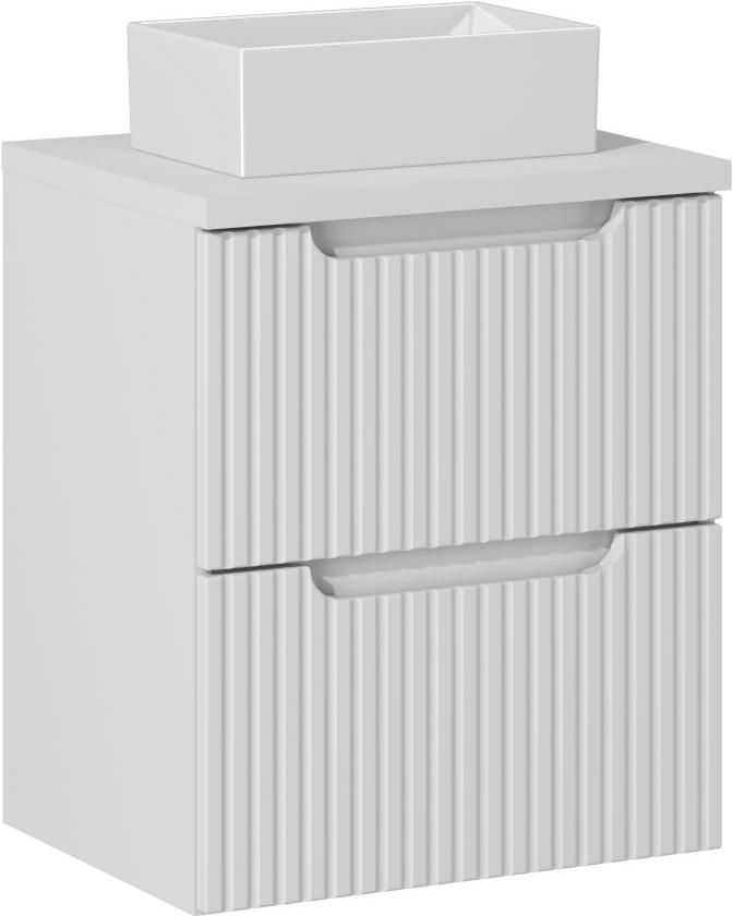 Set armoire Comad Nova White NOVA WHITE 82-50-2S, lavabo Comad Gaja UN-GAJA35-SW 78570A(35), NOVA WHITE 89-50